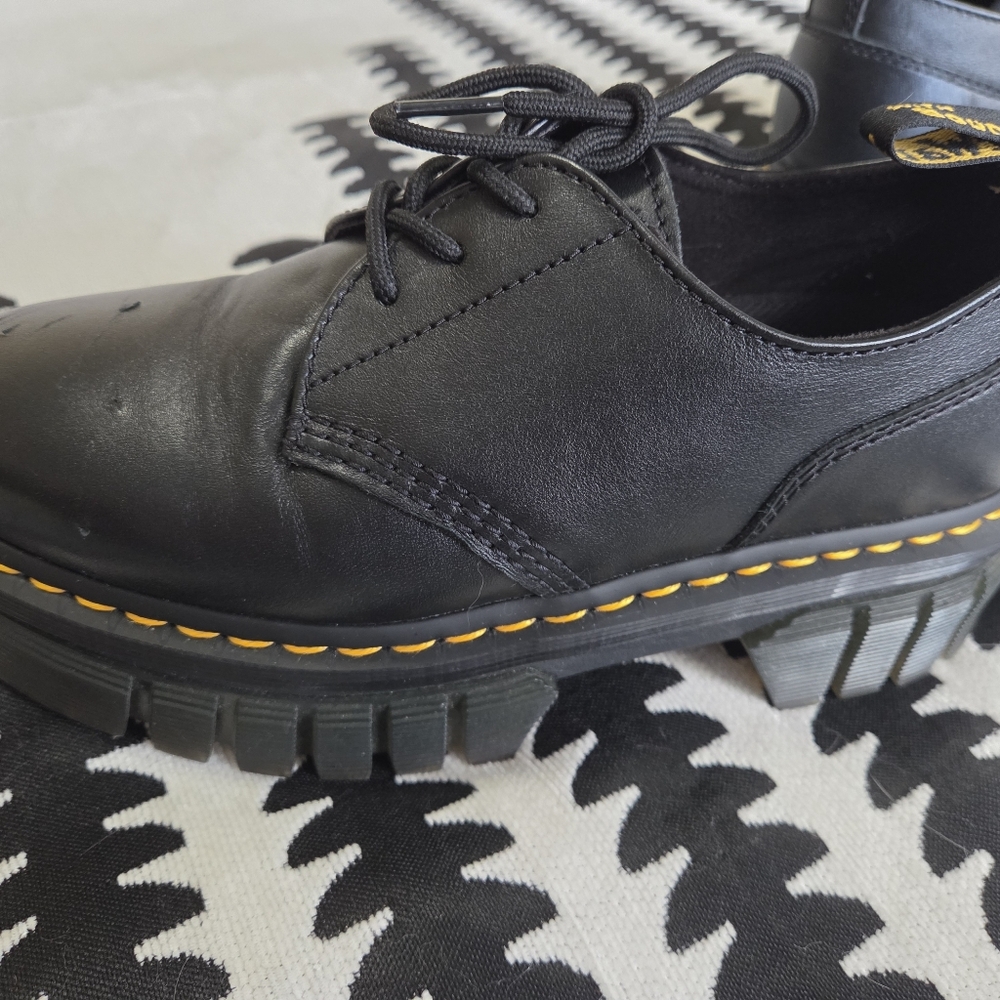 Dr.Marten Oxford Audick Platform In Nappa Leather - Picture 5 of 10